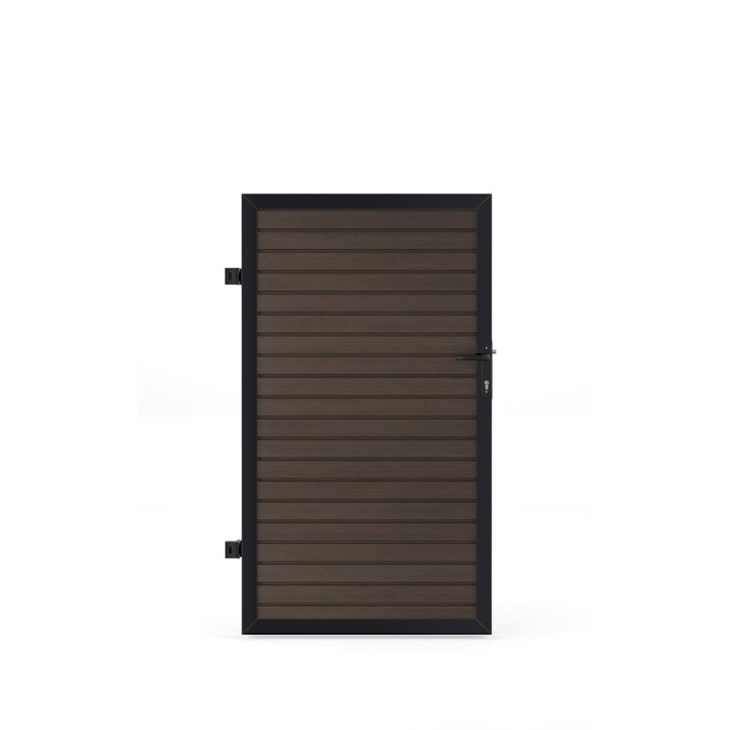 Ecoscape Ecoscape Clarity - Walnut Composite Gate