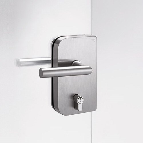 Dorma Glas OFFICE Junior Lock Profile Cylinder DIN & OFFICE Junior Hinge Set