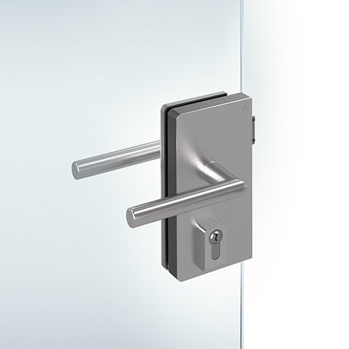 Dorma Glas OFFICE Mundus Non-Locking DIN Latch & OFFICE Classic Hinge Set