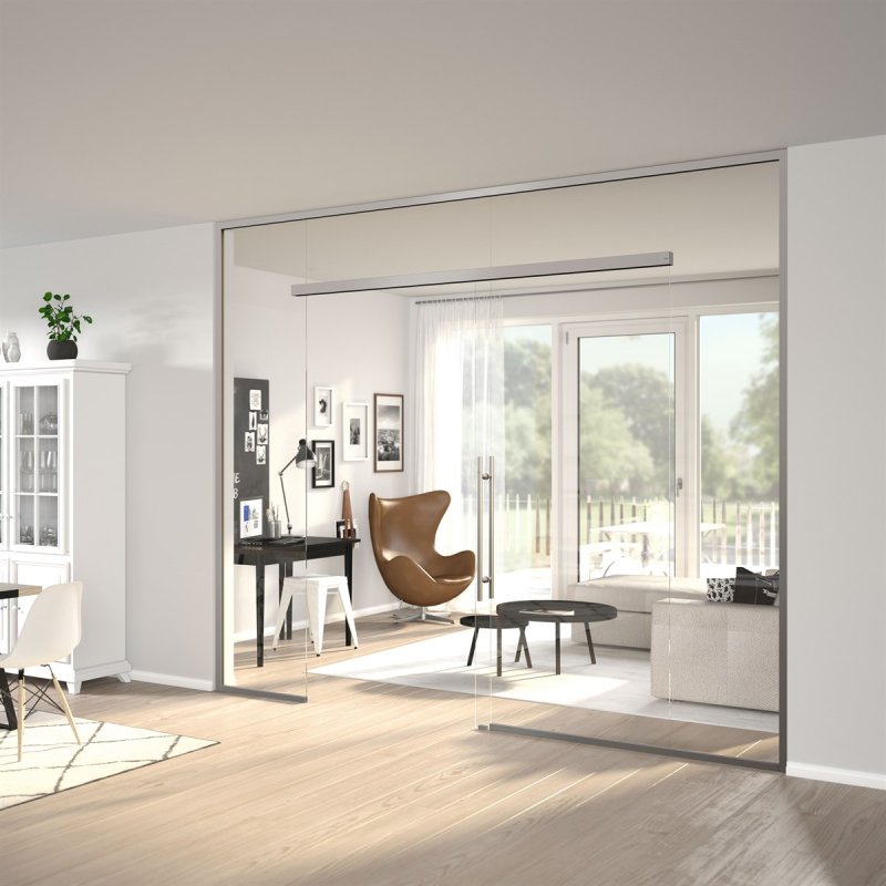 MUTO Comfort L 80 Complete Sliding Door Ceiling Set