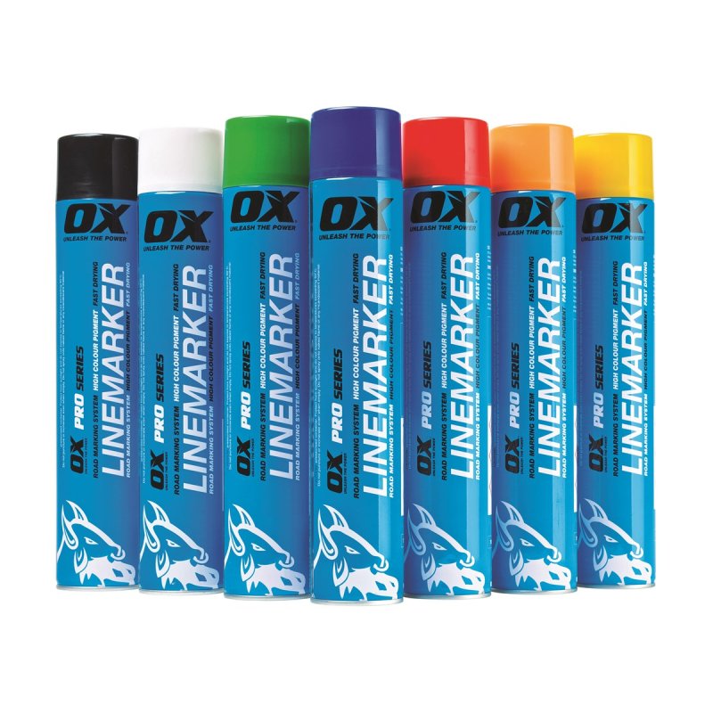 OX 750ML Permanent Line Marker Spray
