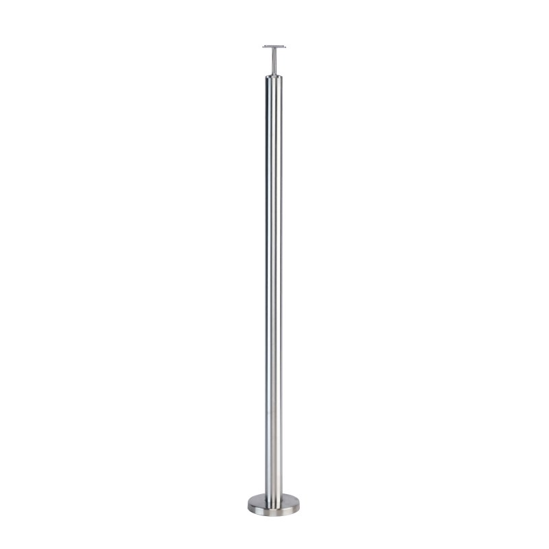 BM Architectural Pre-Assembled Balustrade 3mm Wire Middle Post - 48.2mm x 2.5mm - Fixed Saddle to suit 42mm Handrail