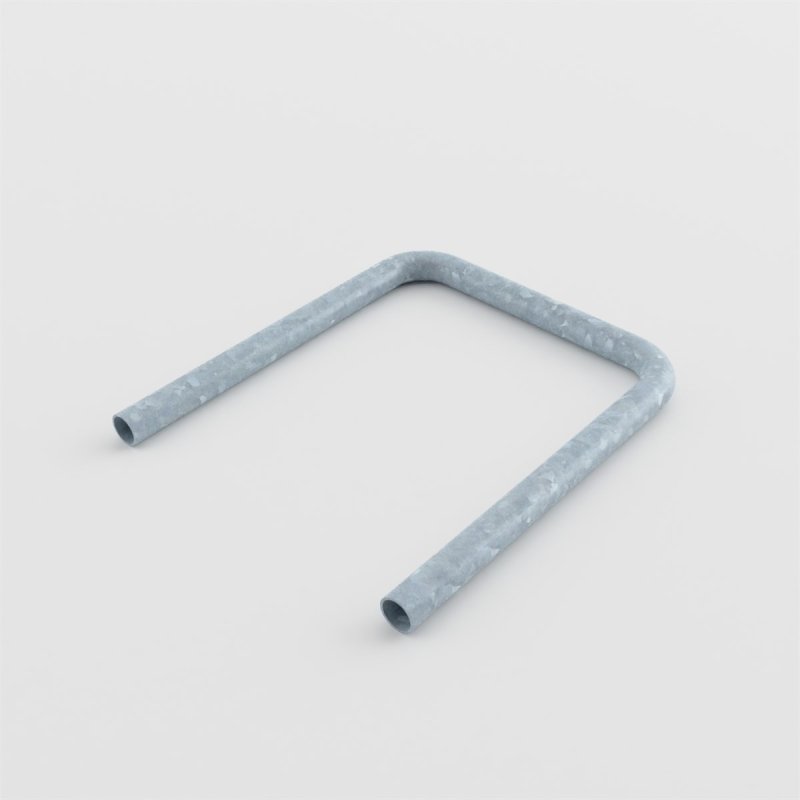 Galvanised Return Bend Handrail Tube