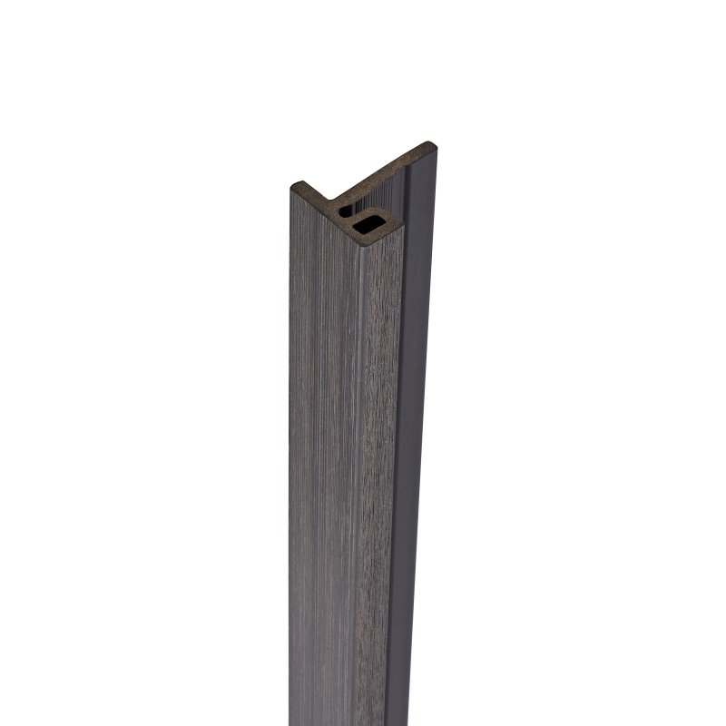 Ecoscape Ecoscape Forma - Argent Composite Slatted Cladding End Trim