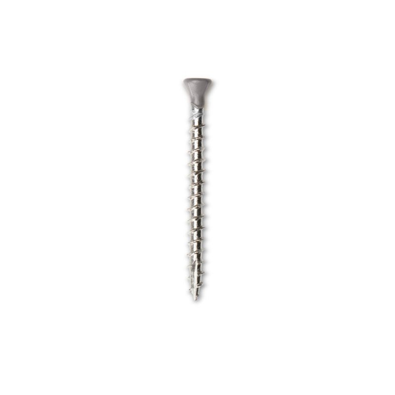 B+M Argent Colour Coded Screws for Cladding Trim - Pack of 100
