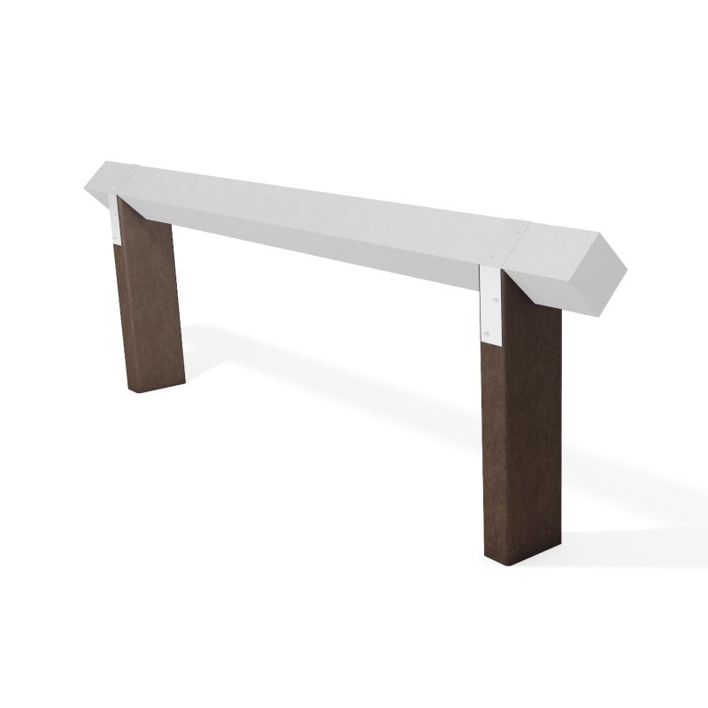 BM Architectural Heavy Duty Support Post with V Shaped Head