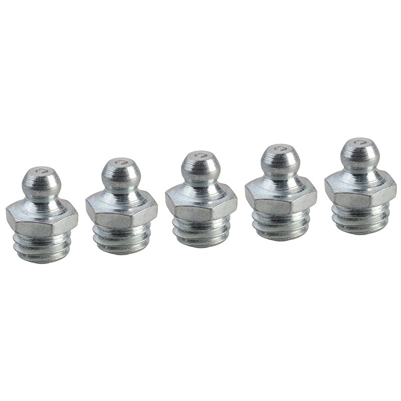 M10 x 1.5 (Pack 5) Faithfull - Grease Nipple, Straight