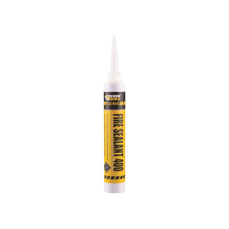 Everbuild Sika - Tecnic Fire Sealant 400 White 380ml