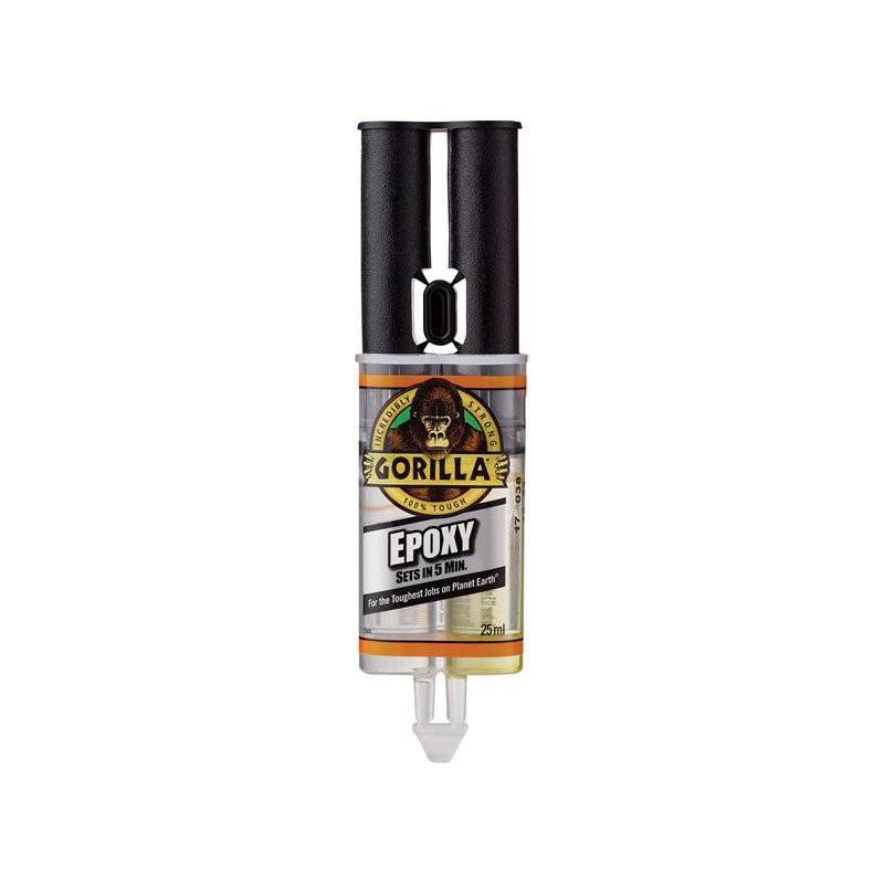 Gorilla Glue - Gorilla 5 Min 2-Part Epoxy Syringe 25ml