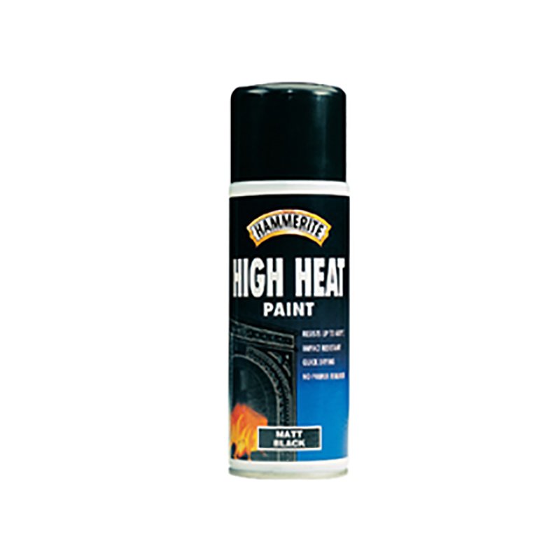Hammerite - High Heat Paint Aerosol Black 400ml
