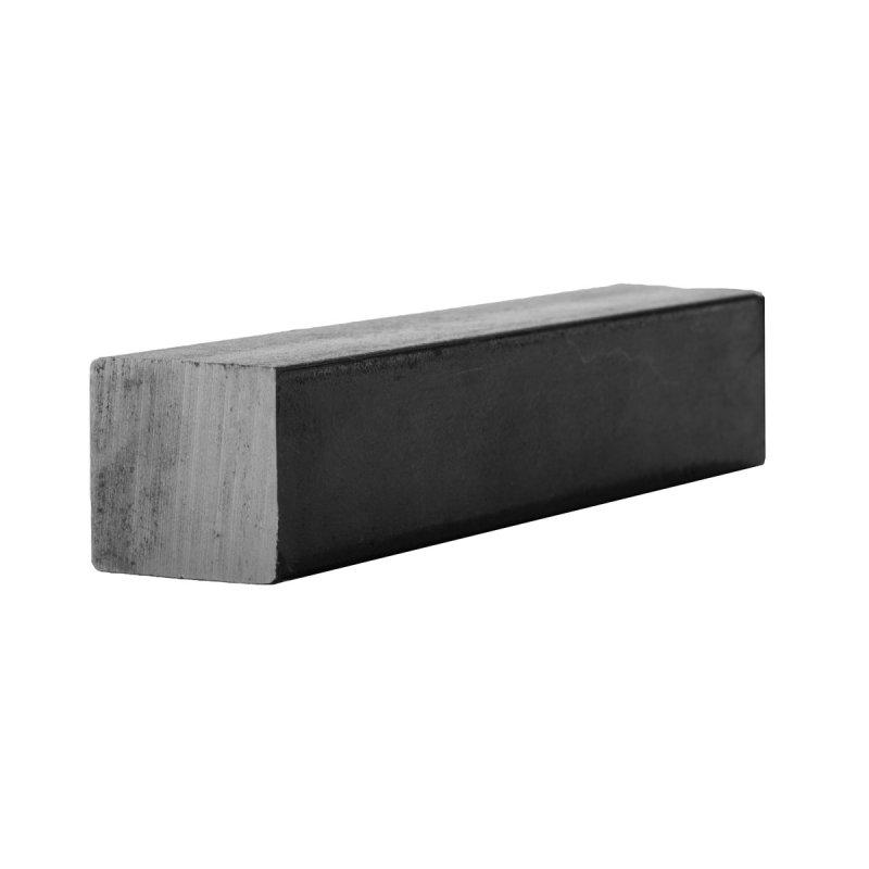 16 x 16mm - 6m Black Solid Squares - BSEN10025-2 S275JR