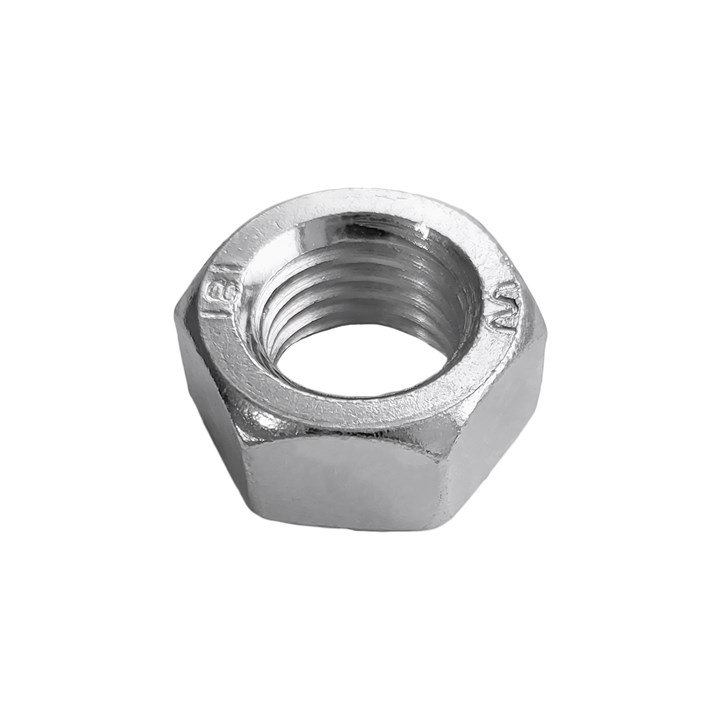 BM Steel 100 Pack - M4 Hexagon Full Nut BZP