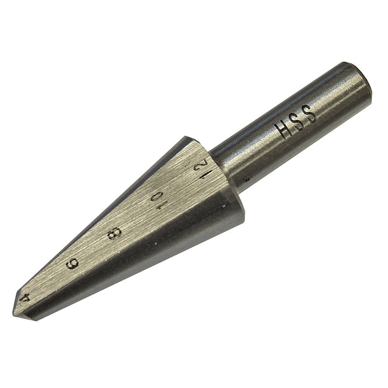 4 - 12mm Faithfull - HSS Taper Drill Bit