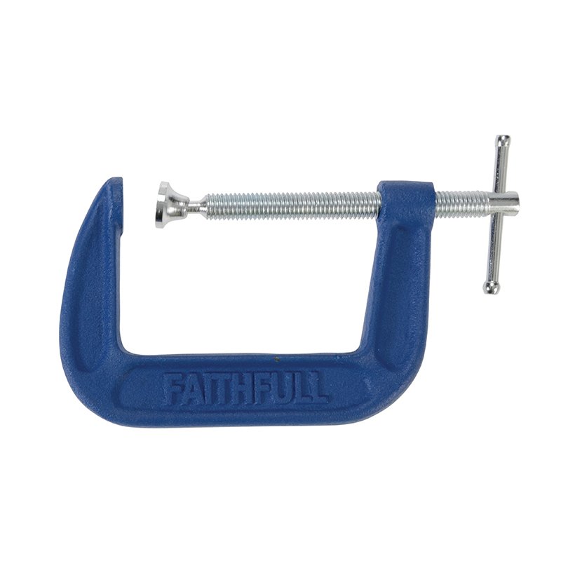 75mm (3in) Faithfull - Medium-Duty G-Clamp