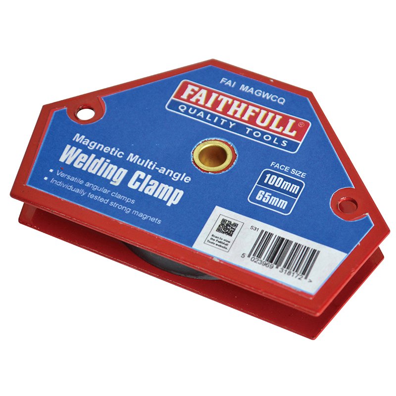 Faithfull - Welding Magnet Quick Clamp 100 x 65mm