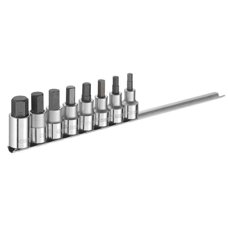 Expert - 1/2in Drive Hex Bit Socket Set, 8 Piece