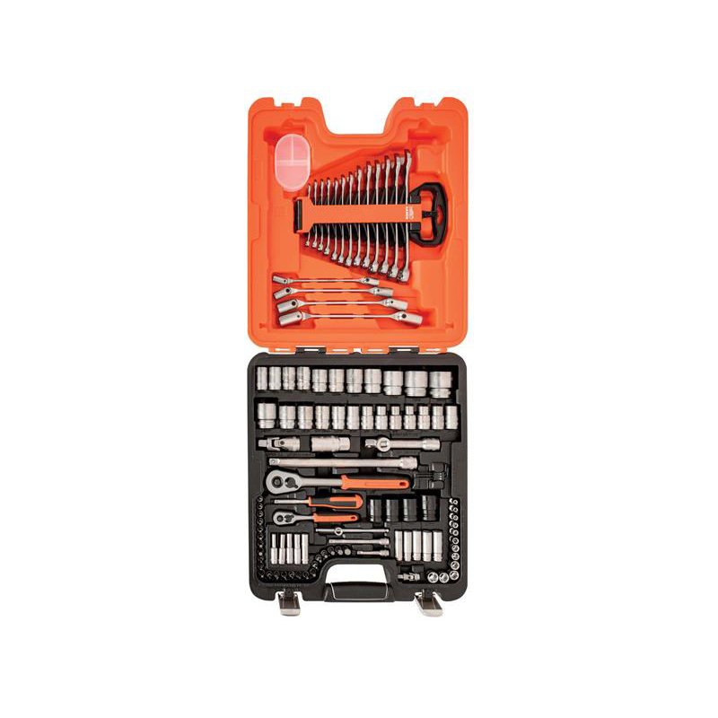 Bahco - S106 1/4in &1/2in DriveSocket & Spanner Set, 106 Piece