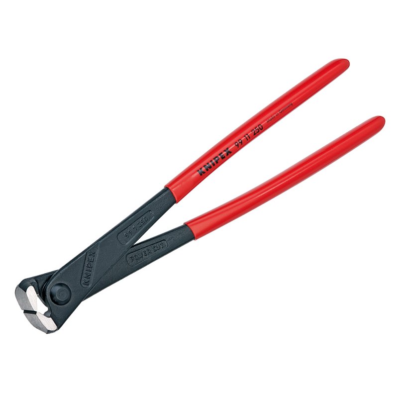 Knipex - High Leverage Concreter's Nippers With Plastic Coated Handles 250mm (10in)