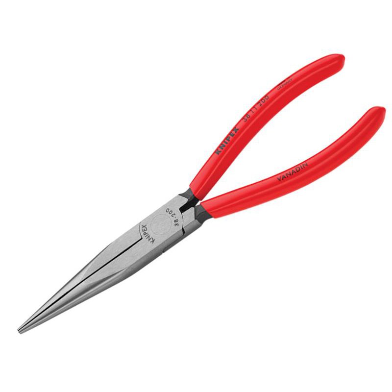Knipex - Mechanic's Long Nose Pliers PVC Grip 200mm (8in)