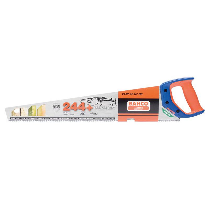 Bahco - 244P-22-U7-HP Barracuda Handsaw 550mm (22in) 7 TPI