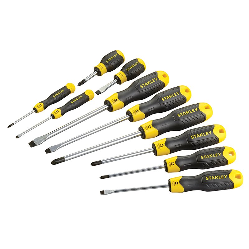 STANLEY? - Cushion Grip Screwdriver Set, 10 Piece