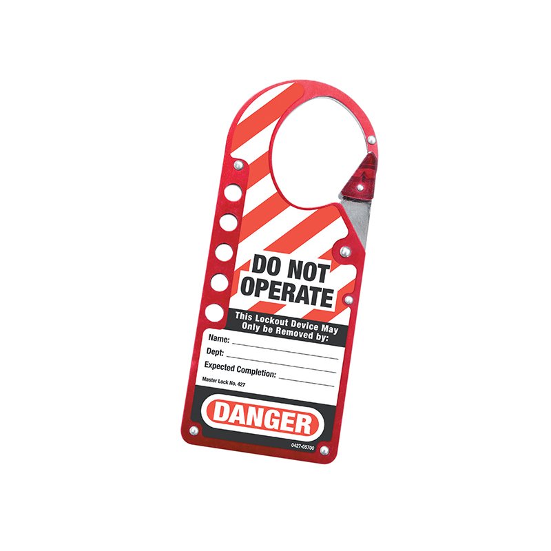 Master Lock - Snap-on Hasp Lockout Labelled