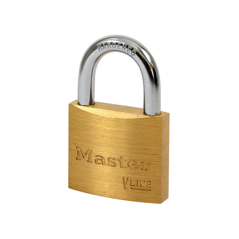 Master Lock - V Line Brass 40mm Padlock - Keyed Alike 2341