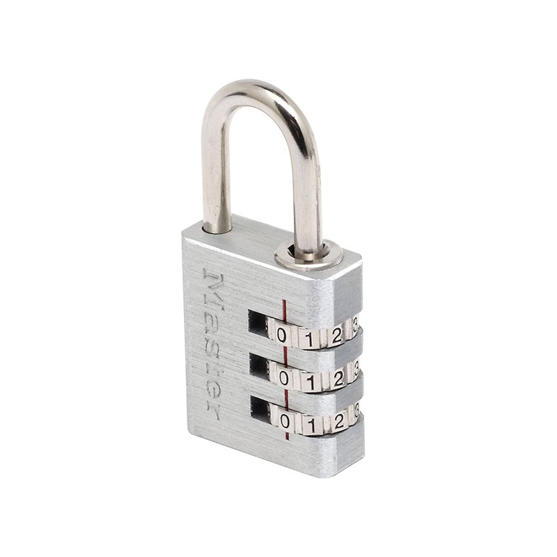 Master Lock - Aluminium 30mm 3-Digit Combination Padlock