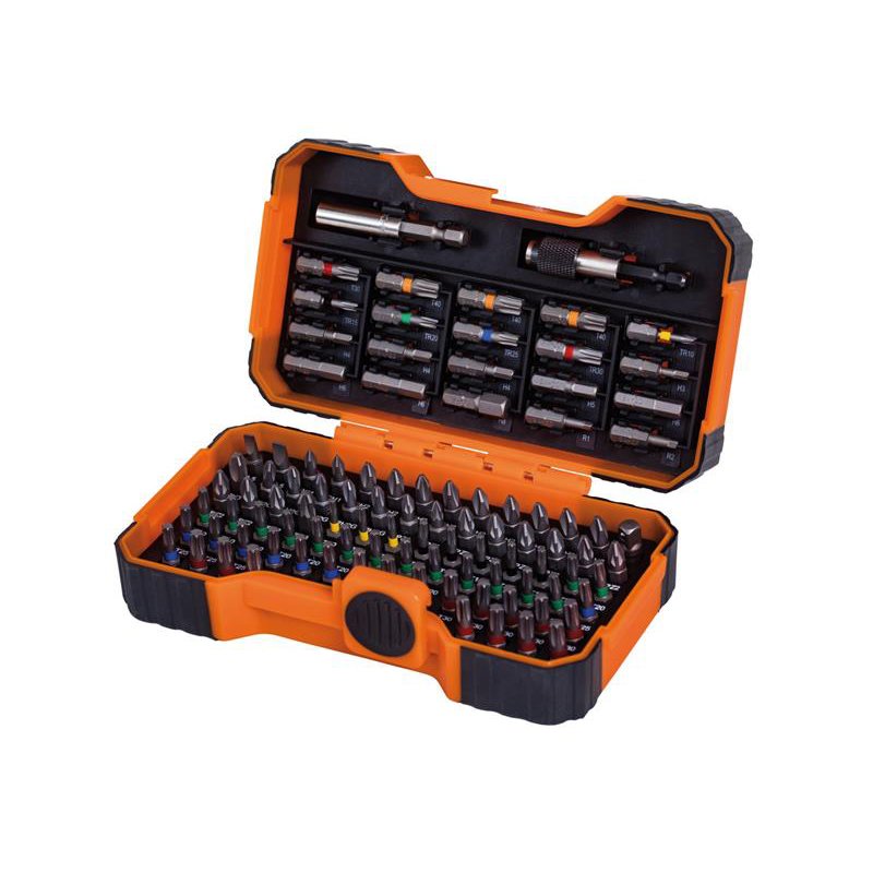 Bahco - 59/S100BC Colour Coded Bit Set, 100 Piece