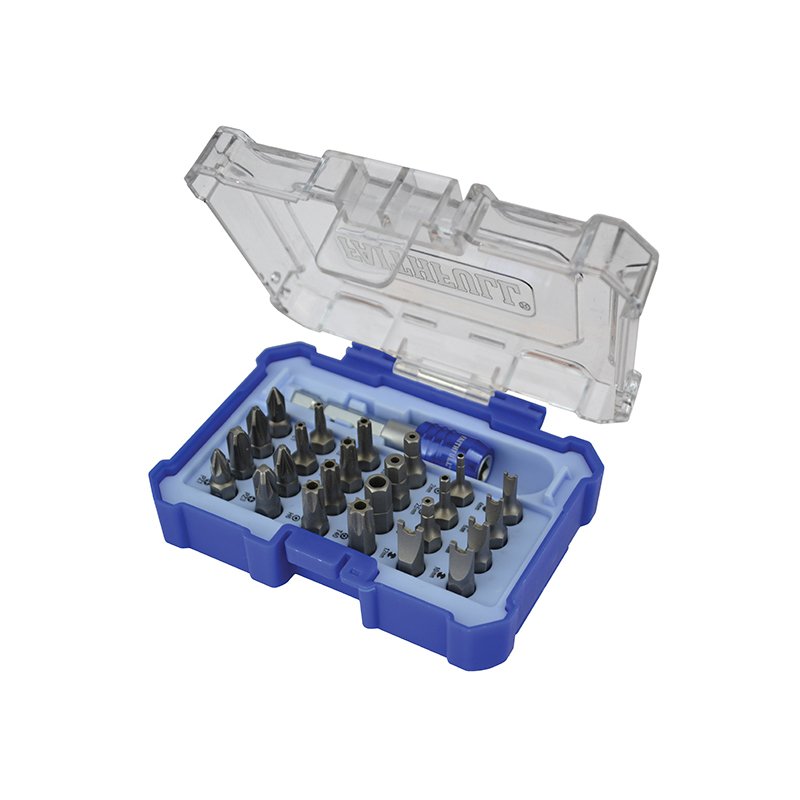 Faithfull - Quick-Change S2 Security Bit Set, 25 Piece