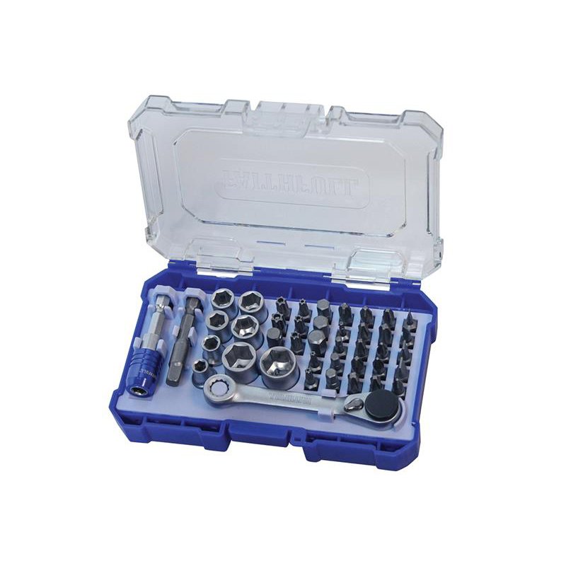 Faithfull - Screwdriver Bit & Socket Set, 42 Piece