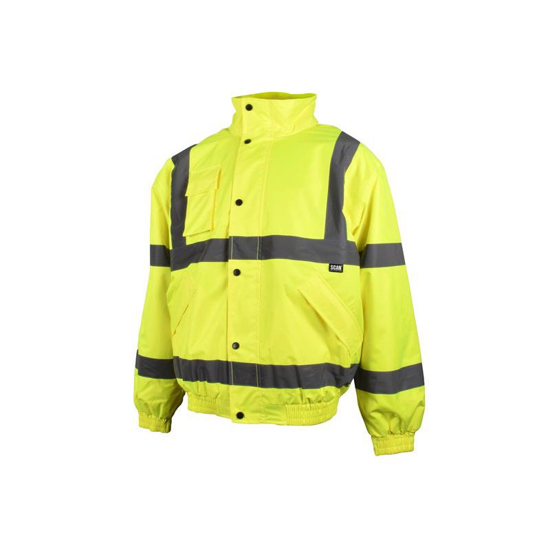 Scan - Hi-Vis Yellow Bomber Jacket - L (44in)