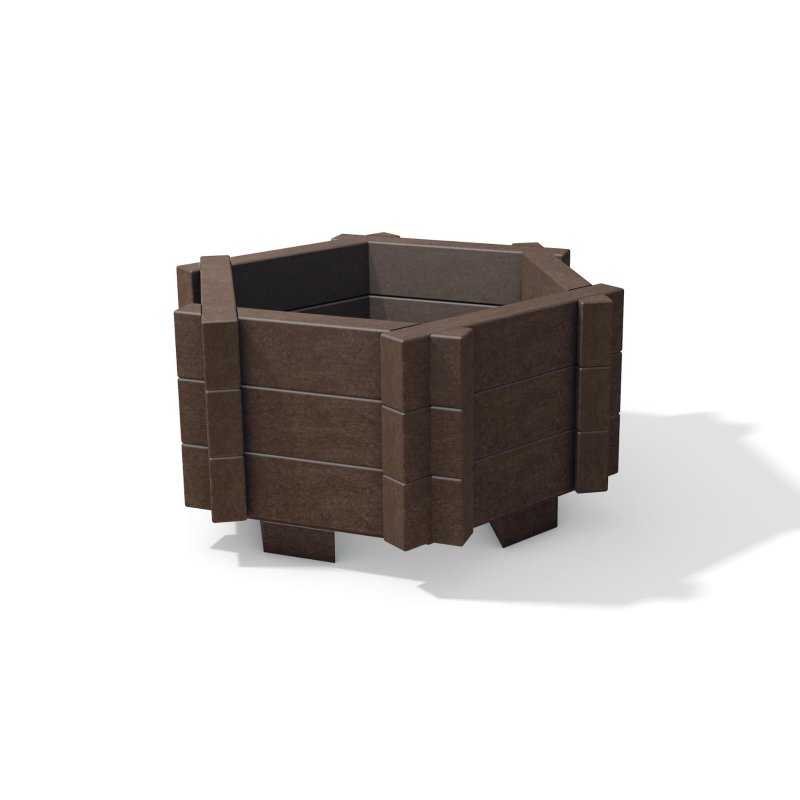 BM Architectural Hexagonal Recycled Planter