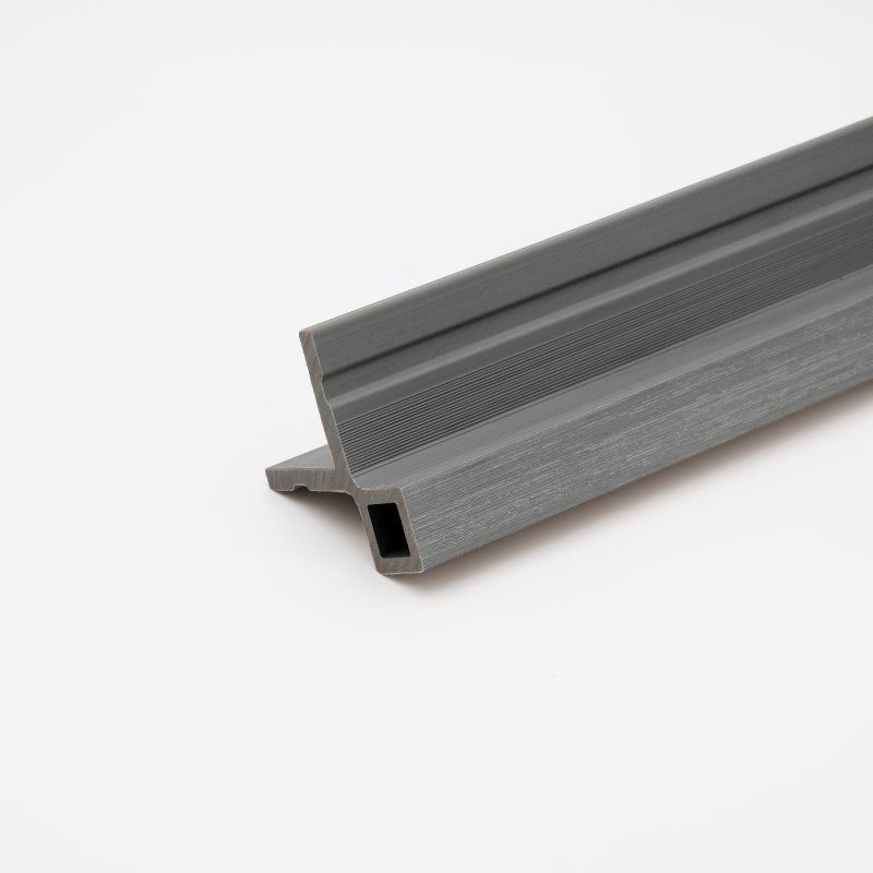 EazyClad 5S - Slate Grey Composite Slatted Cladding Corner Trim