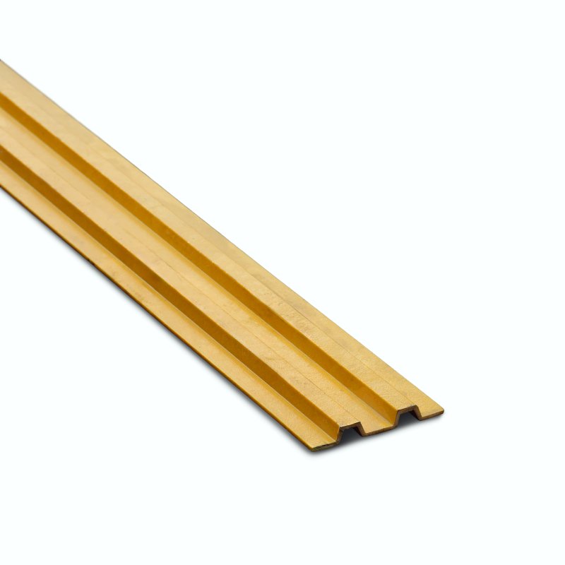 Barclay & Mathieson 6m Pultruded Toeplate Kickplate - 3mm x 100mm - Yellow