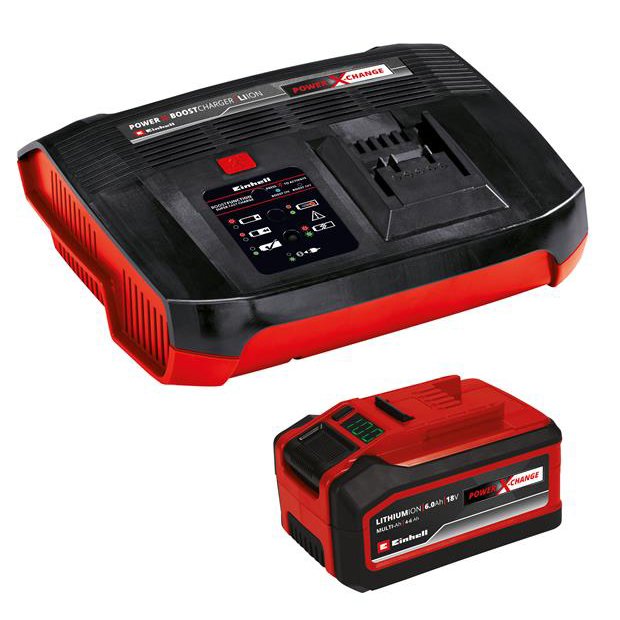 Einhell Einhell - Power-X-Change Boostcharger Starter Kit 18V 1 x 4.0-6.0Ah Li-on