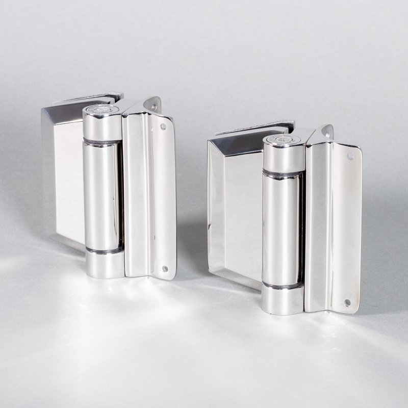 BM Architectural Polaris 155 Self-Closing Hinges - Glass to Post