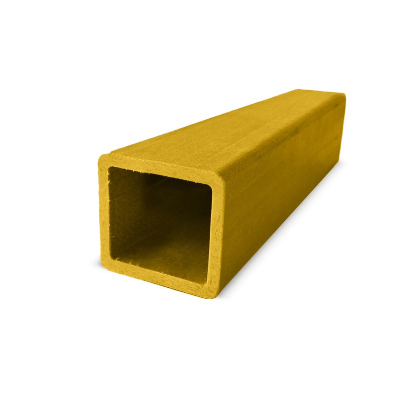 Barclay & Mathieson 6m Pultruded GRP Box Section 50mm x 50mm - RAL 1003 - Yellow