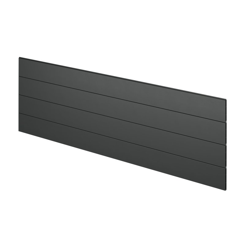 DuraPost® DuraPost Sleek® Aluminium Privacy Panel (Pack of 4) 1.82m - Black