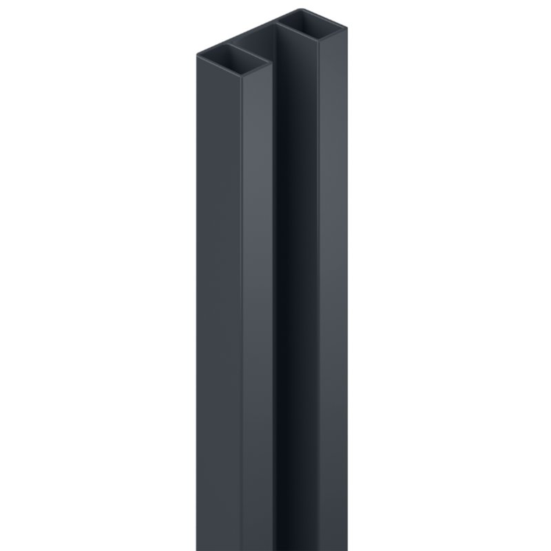 DuraPost Vistareg Aluminium Infill Profile Set For Composite Panel 1825/1755mm - Anthracite Grey