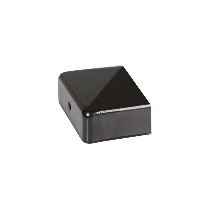 DuraPost® Half Post Cap With Bracket 75 x 37mm - Anthracite Grey
