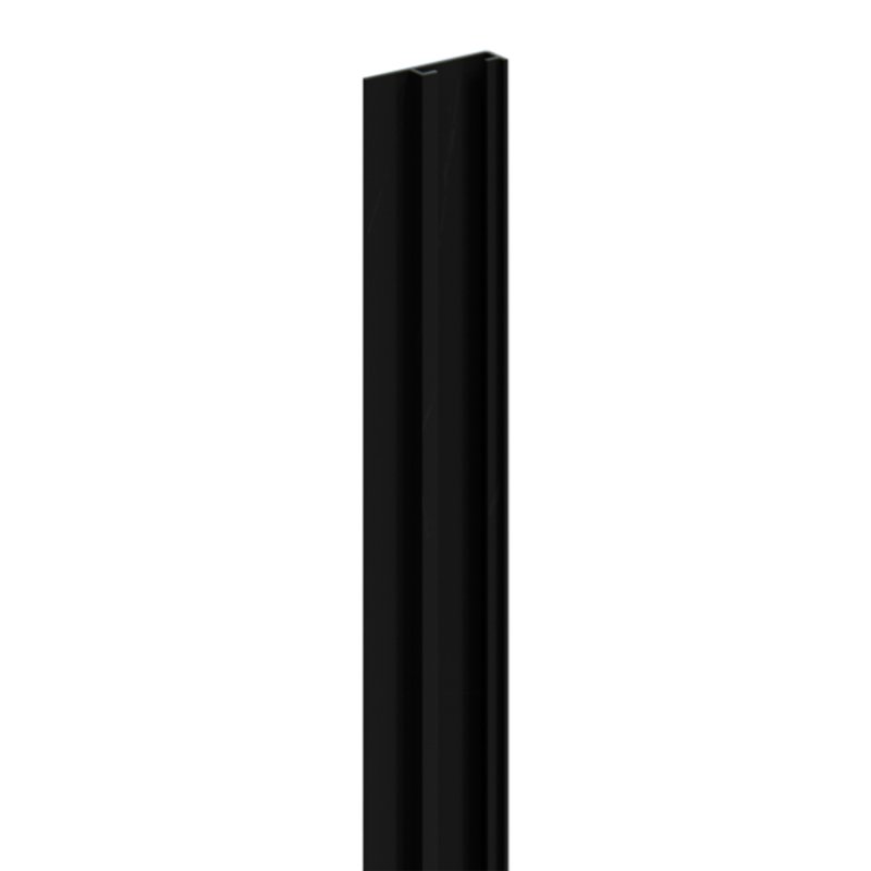 DuraPost® Cover Strip For U Channel 2100m - Black
