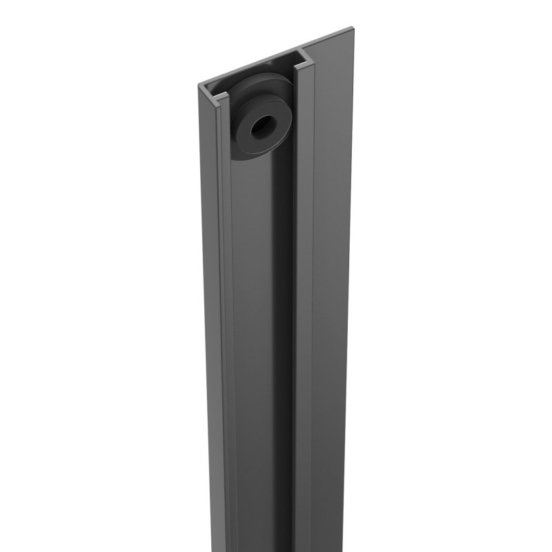 DuraPost® Cover Strip For U Channel 2100m - Anthracite Grey