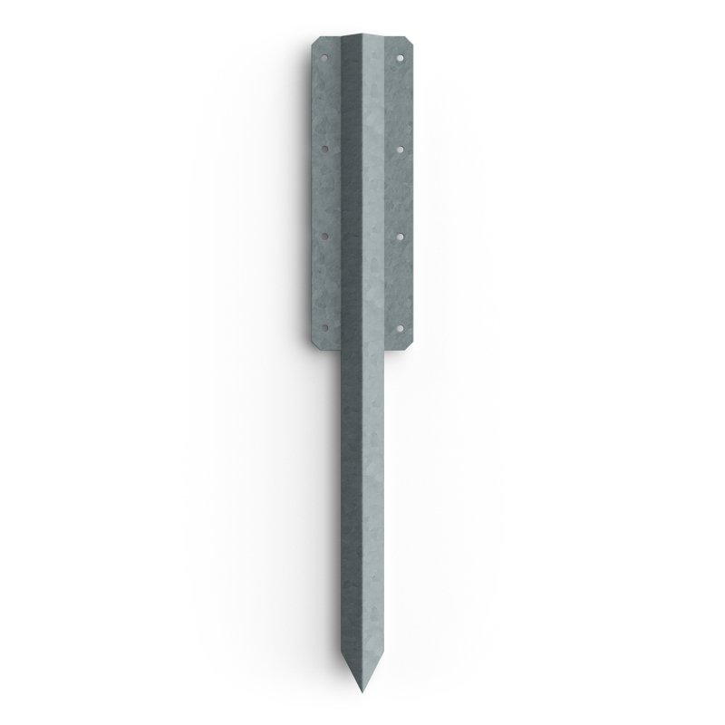FENCEMATE® Double Sleeper Pin Straight Bracket 750 x 2mm - Galvanised