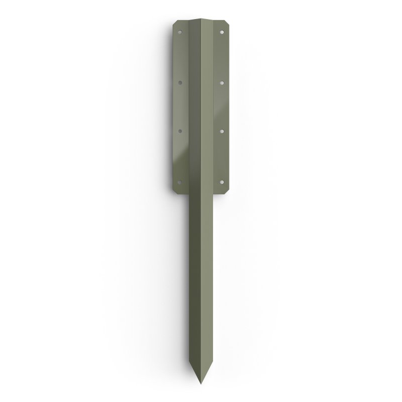 FENCEMATE® Double Sleeper Pin Straight Bracket 750 x 2mm - Olive