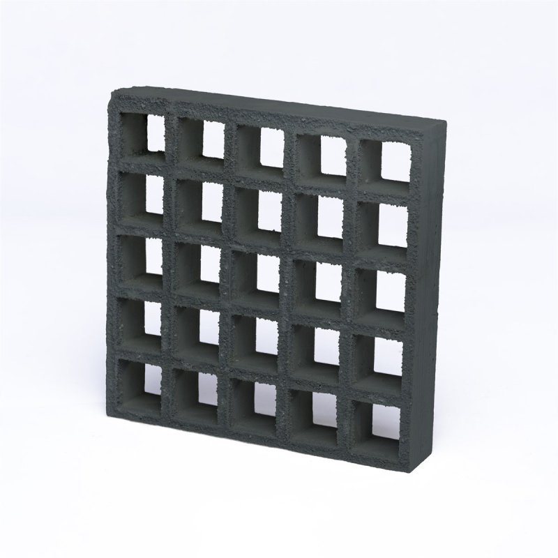 Barclay & Mathieson 38mm Open Mesh Gritted GRP Grating - 3012mm x 997mm - Dark Grey - RAL 7043
