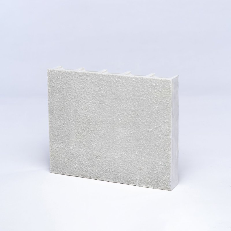 Barclay & Mathieson 41mm Moulded Solid Top Anti Slip GRP Grating Plank 3660mm - Light Grey - RAL 7047