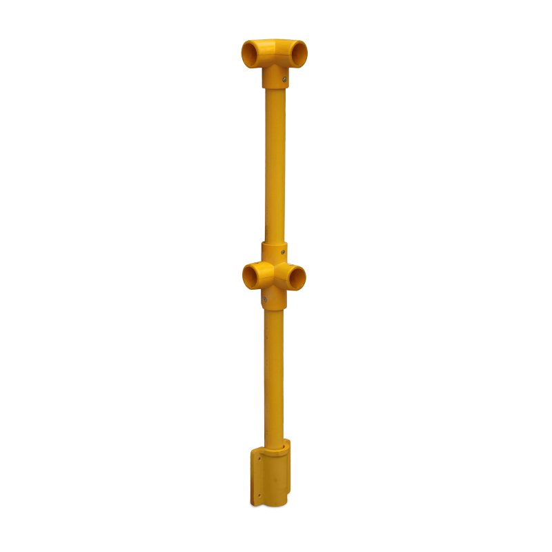 Barclay & Mathieson GRP Corner Post - Side Mount - Yellow (RAL 1003)
