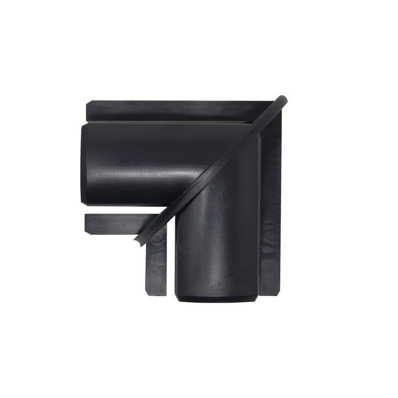 BM Architectural 90 Degree Corner Connector for Aluminium Handrail 42mm, Black