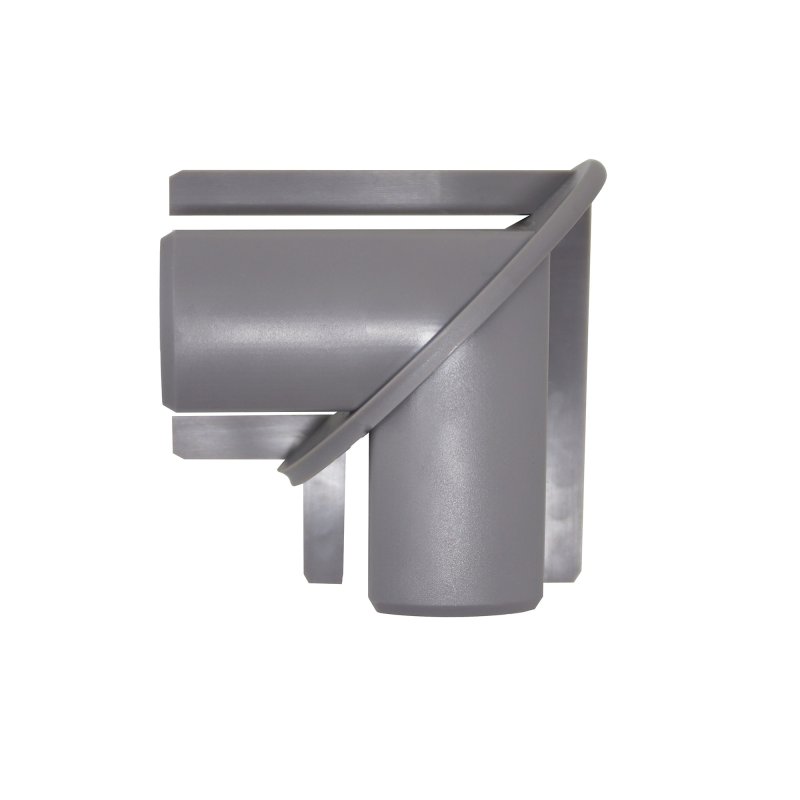 BM Architectural 90 Degree Corner Connector for Aluminium Handrail 42mm, Grey